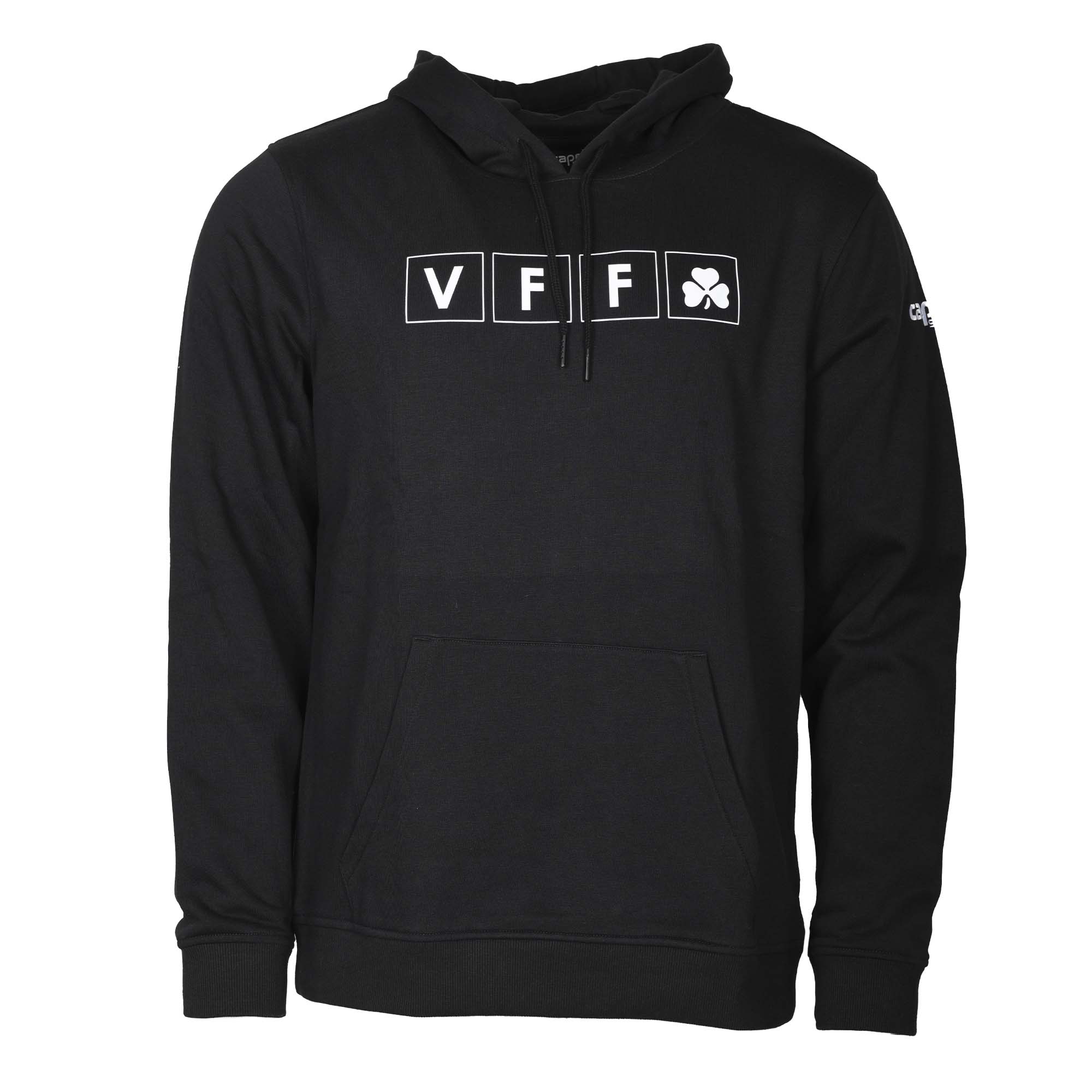 Hoodie med VFF print - Sort