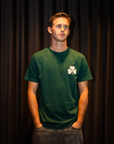 T-shirt med Kløver - Grøn