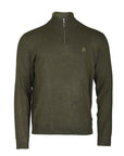 Kløver Half Zip Strik Grøn