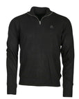 Kløver Half Zip Strik Sort