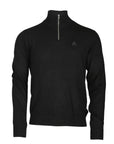 Kløver Half Zip Strik Sort