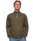 Kløver Half Zip Strik Grøn