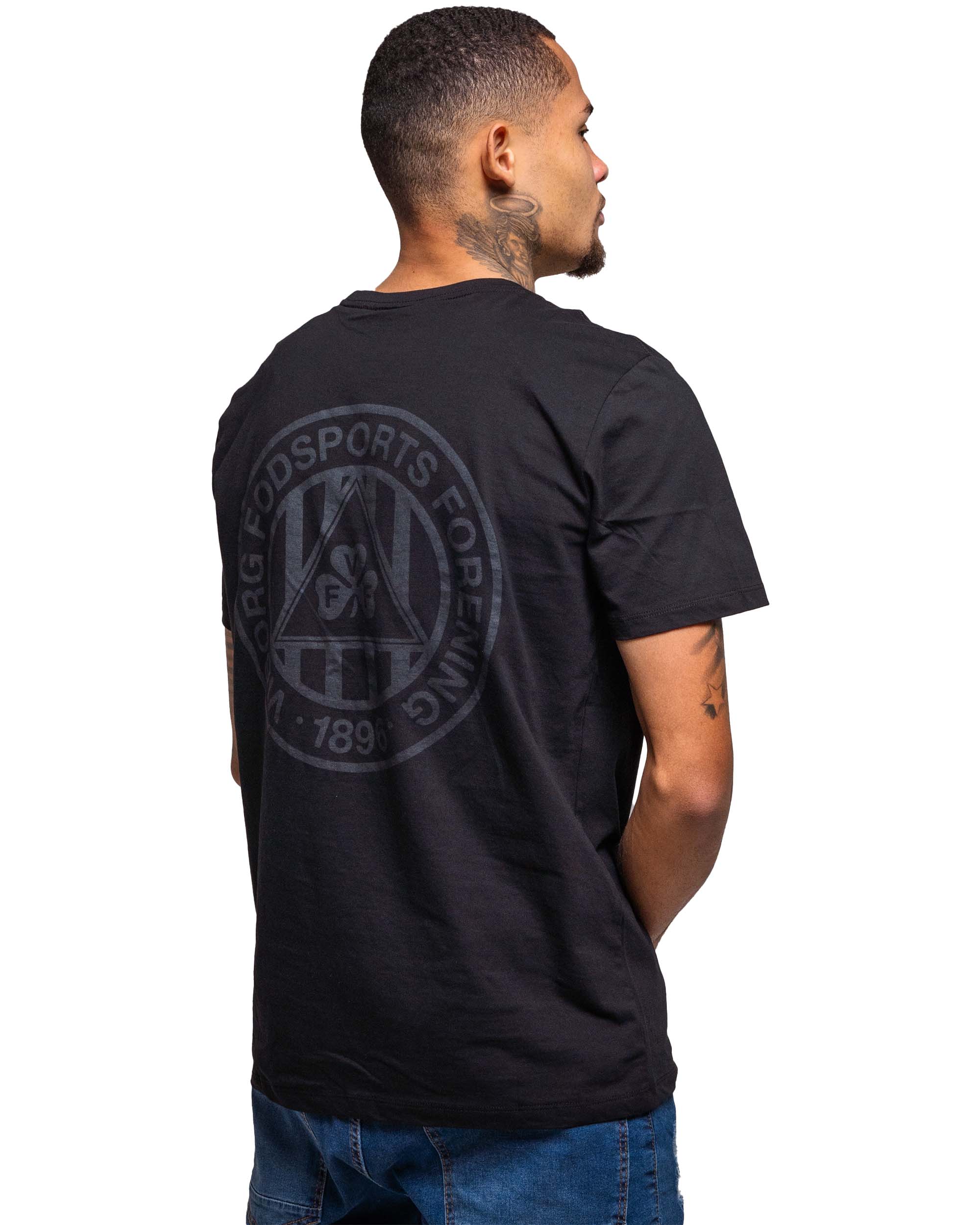 Tee med Viborg FF logo Sort