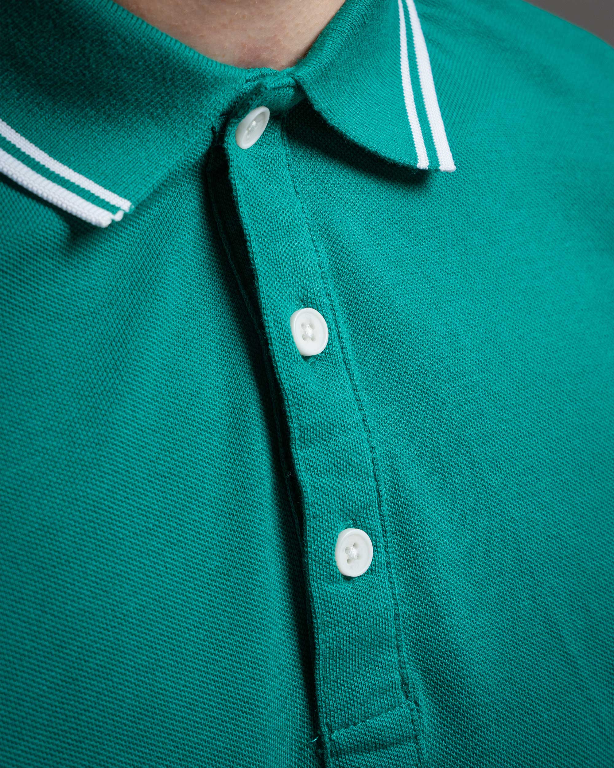 Polo med kløver - Grøn
